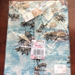 Hawaiian button down shirt
